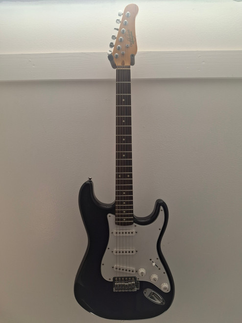 Vist Large View of Product Image Which is Used Oscar Schmidt AMS-OS-300-PS Electric Guitar Purple 6-String