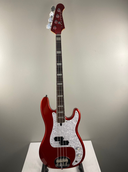 Vist Large View of Product Image Which is Used Lakland SKYLAND 44-64 P Type Bass Guitar Red 4-String