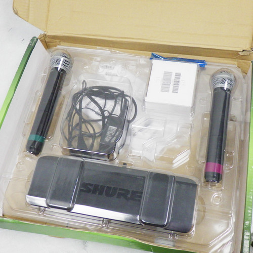 Vist Large View of Product Image Which is Used Shure BLX88 Dual SM58 Wireless Microphone