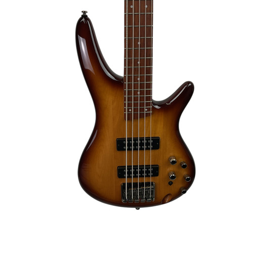 Vist Large View of Product Image Which is Used Ibanez SR375E Bass Guitar Sunburst 5-String