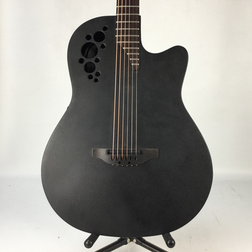 Vist Large View of Product Image Which is Used Ovation ELITE TX DS778TX AS IS Laminate Top Acoustic Guitar Black