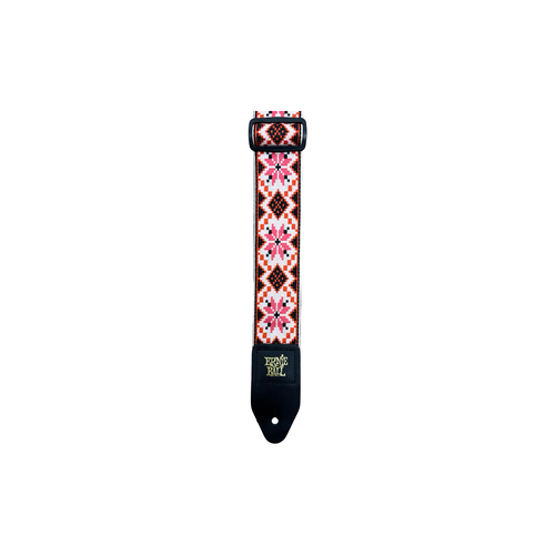 Vist Large View of Product Image Which is New ERNIE BALL CLASSIC JACQUARD STRAP - CINNAMON NEEDLEPOINT