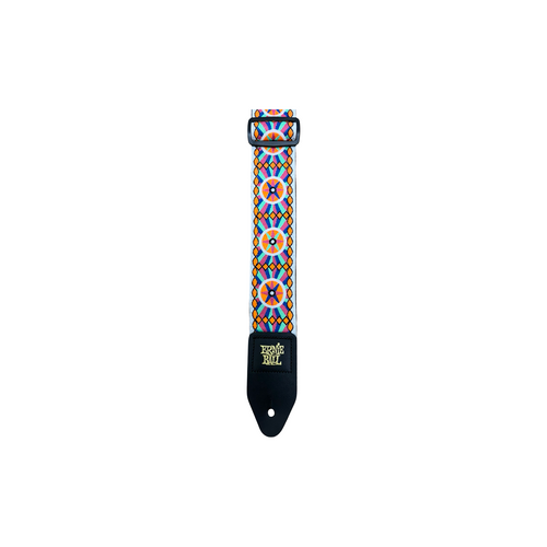 Vist Large View of Product Image Which is New ERNIE BALL CLASSIC JACQUARD STRAP - CANDY SUN