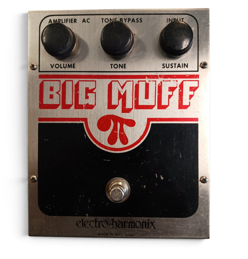 Vist Large View of Product Image Which is Used Electro Harmonix (E/H) BIG MUFF PI V5 EH-3003 1970S Vintage Distortion/Overdrive Pedal