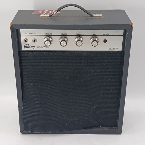 Used Gibson GA-5 WTR 1 x 10 Solid State Amplifier 1 x 10 40081-S000112074 Vist Large View of Product Image Which is Used Gibson GA-5 WTR 1 x 10 Solid State Amplifier 1 x 10