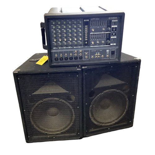 Vist Large View of Product Image Which is Used Yamaha EMX66M W/ SPEAKERS PACKAGE Mixer