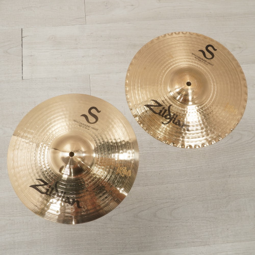 Vist Large View of Product Image Which is Used Zildjian 13" S Mastersound Hi Hat Cymbal Pair