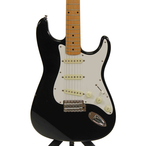 Vist Large View of Product Image Which is Used Fender SQUIER SERIES STRATOCASTER S Type Electric Guitar Black 6-String