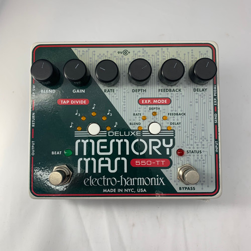 Vist Large View of Product Image Which is Used Electro Harmonix (E/H) MEMORY MAN 550-TT Delay Pedal