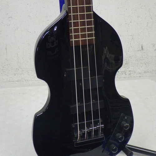 Vist Large View of Product Image Which is Used ESP Grassroots Violin Bass Black 4-String