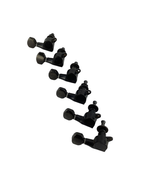 Vist Large View of Product Image Which is Used Gotoh TUNING MACHINES 6/0 SEALED GEAR BLACK