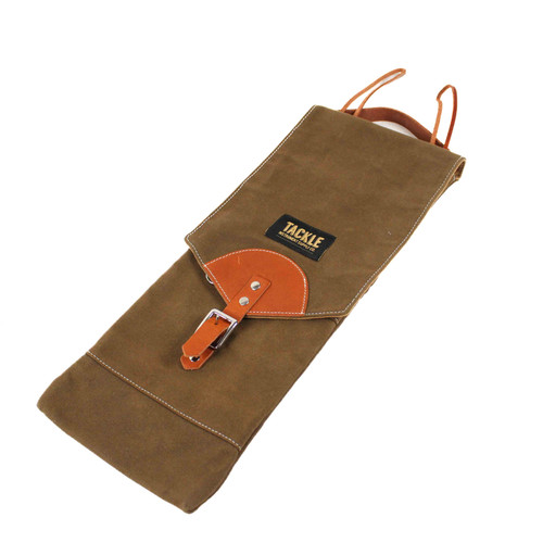 Vist Large View of Product Image Which is Used WAXED CANVAS COMPACT STICK BAG - GREEN Percussion Accessory
