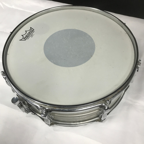 Vist Large View of Product Image Which is Used Ludwig ACROLITE 14X5 SNARE Vintage Metal Snare Drum 14"