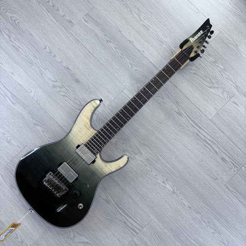 Vist Large View of Product Image Which is Used Ibanez AXION LABEL S61AL BLACK MIRAGE Super S Electric Guitar Silver Burst 6-String
