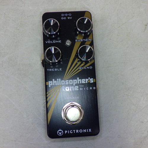 Vist Large View of Product Image Which is Used Pigtronix Philosophers Tone Guitar Effects Pedal