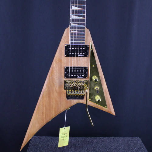 Vist Large View of Product Image Which is Used Jackson JS32 RHOADS MAHOGANY Pointy Electric Guitar Natural 6-String
