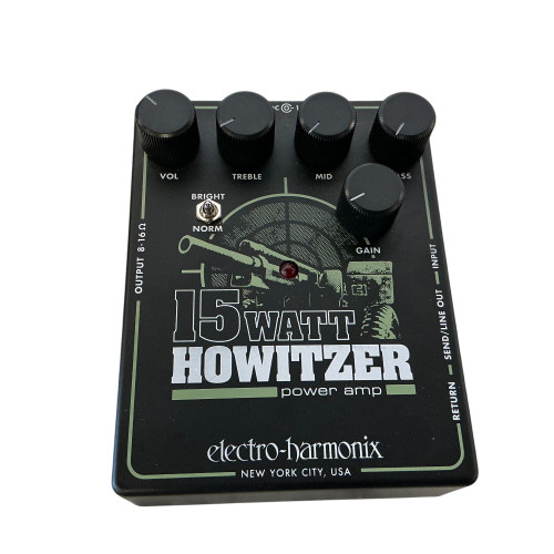Vist Large View of Product Image Which is Used Electro Harmonix (E/H) 15 WATT HOWITZER Guitar PreAmp Pedal