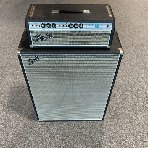 Vist Large View of Product Image Which is Used 1968 FENDER BASSMAN AND 2X12 OVERSIZED SPEAKER CABINET
