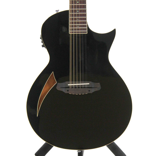 Vist Large View of Product Image Which is Used LTD TL-12 Laminate Top Acoustic Guitar Black
