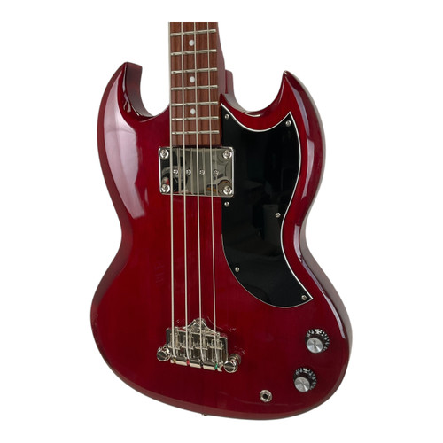 Vist Large View of Product Image Which is Used Epiphone 2021 SG EB-0 Bass Guitar Red 4-String