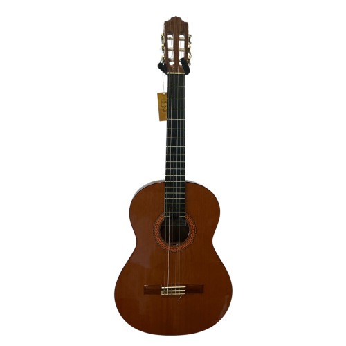 Vist Large View of Product Image Which is Used ALMANSA 435 W/HARD CASE Solid Top Acoustic Guitar Wood