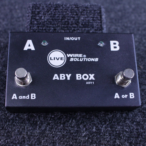 Vist Large View of Product Image Which is Used Live Wire Solutions ABY SELECTOR PEDAL A/B/Y Switch