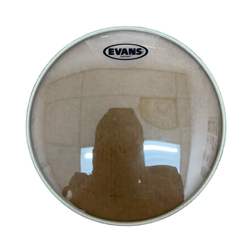 Vist Large View of Product Image Which is Used Evans 13-INCH RESONANT CLEAR DRUM HEAD Tom Drum Head