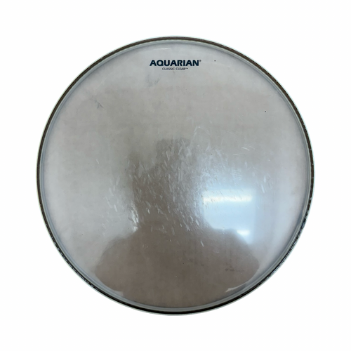 Vist Large View of Product Image Which is Used Aquarian 14-INCH CLASSIC CLEAR DRUM HEAD Tom Drum Head