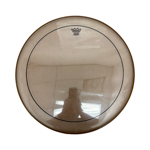 Vist Large View of Product Image Which is Used Remo 24-INCH WEATHER KING PINSTRIPE DRUM HEAD Bass Drum Head
