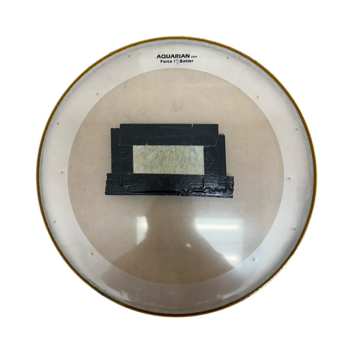 Vist Large View of Product Image Which is Used Aquarian 18-INCH FORCE I BASS DRUM BATTER HEAD Bass Drum Head