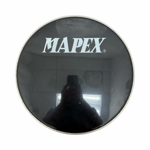 Vist Large View of Product Image Which is Used Mapex 18-INCH BLACK BASS DRUM OUTER HEAD Bass Drum Head