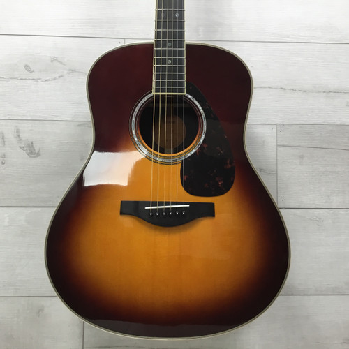 Vist Large View of Product Image Which is Used Yamaha LL16 ARE Solid Top Acoustic Guitar Sunburst