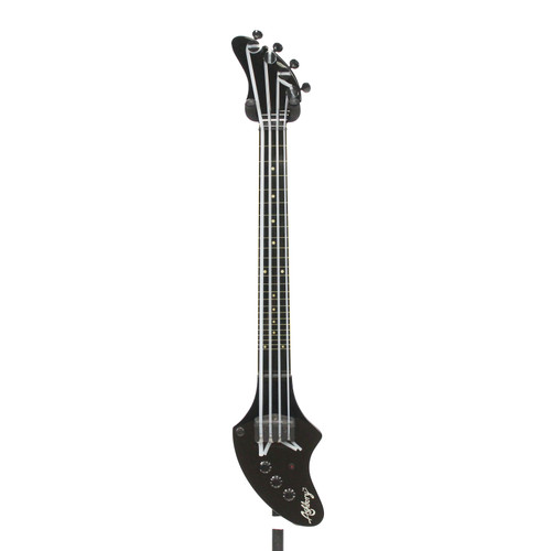 Vist Large View of Product Image Which is Used Ashbory FRETLESS TRAVEL BASS Bass Guitar Black 4-String