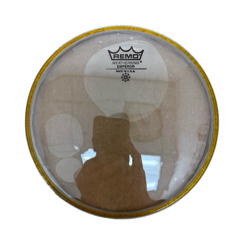 Vist Large View of Product Image Which is Used Remo 8-INCH WEATHER KING EMPEROR CLEAR DH Tom Drum Head