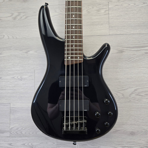 Vist Large View of Product Image Which is Used Ibanez SR 405 J Type Bass Guitar Black 5-String