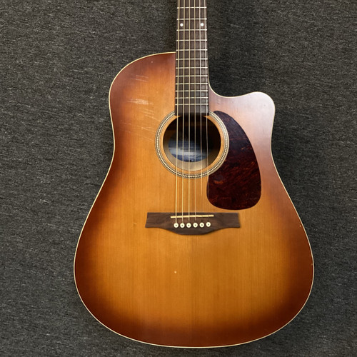 Vist Large View of Product Image Which is Used Seagull ENTOURAGE RUSTIC CW QI Solid Top Acoustic Guitar Other