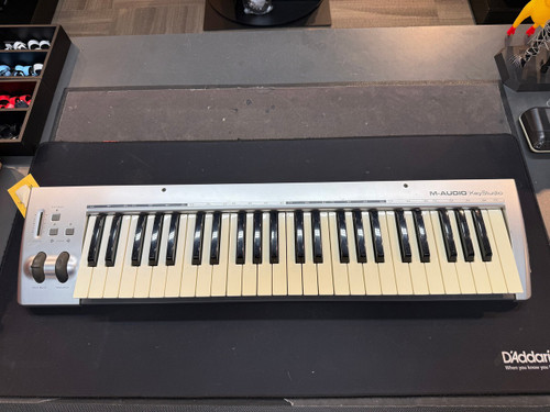 Vist Large View of Product Image Which is Used M-Audio KEYSTUDIO 49 49-Key AS IS MISSING VOLUME SLIDER 49-Key