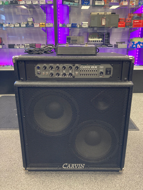 Vist Large View of Product Image Which is Used Carvin BX-500 Head with 2x10 Cabinet