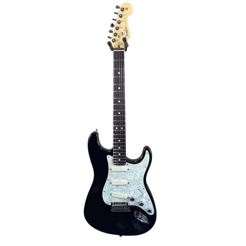 Vist Large View of Product Image Which is Used Fender AM STD BODY REPLACEMENT NECK W/EMG DG Electric Guitar Black 6-String