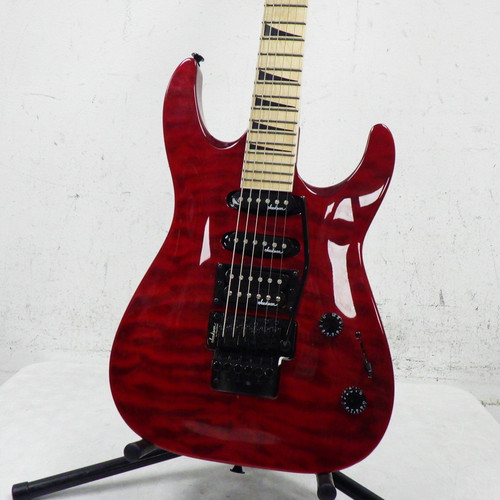 Vist Large View of Product Image Which is Used Jackson JS34Q Dinky Electric Guitar Red