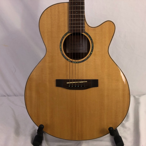 Vist Large View of Product Image Which is Used Takamine EG463SC Vintage Solid Top Acoustic Guitar Sunburst