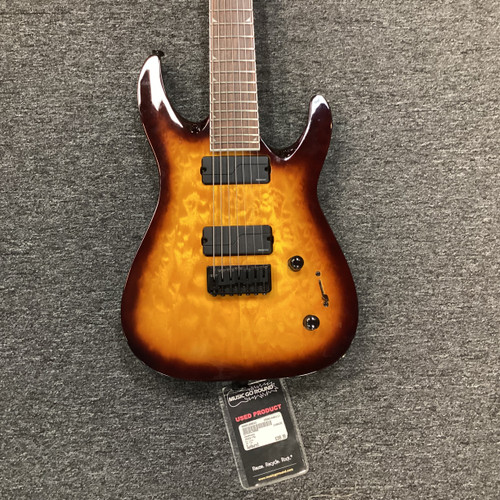 Vist Large View of Product Image Which is Used Jackson JG32-7Q Super S Electric Guitar Sunburst 7-String