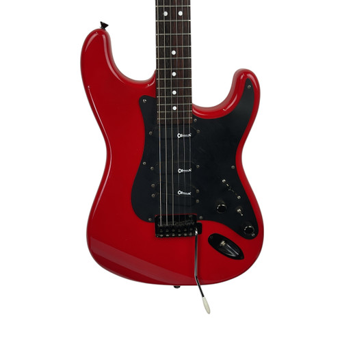 Vist Large View of Product Image Which is Used Charvel ST DELUXE S Type Electric Guitar Red 6-String