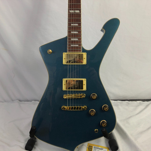Vist Large View of Product Image Which is Used Ibanez ICEMAN IC420 Electric Guitar Blue 6-String