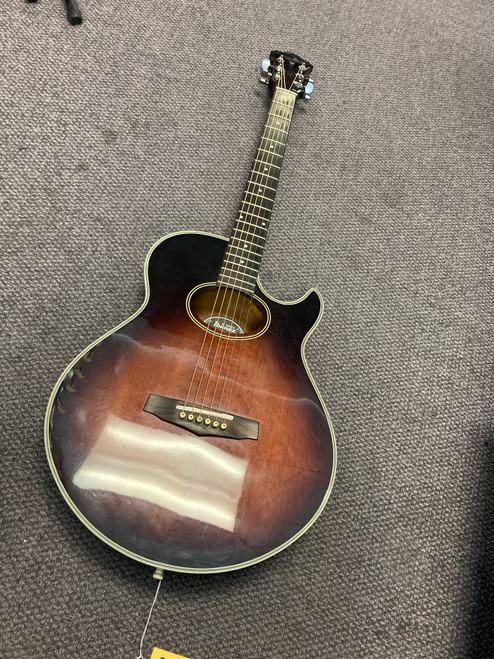 Vist Large View of Product Image Which is Used Ibanez AE400TV Laminate Top Acoustic Guitar Sunburst