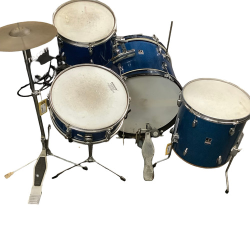 Vist Large View of Product Image Which is Used DRUM MATE Drum Kit Blue 22" Kick Drum