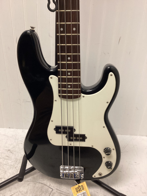 Vist Large View of Product Image Which is Used Squier AFFINITY P-BASS P Type Bass Guitar Black 4-String