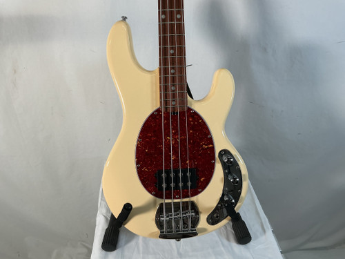 Vist Large View of Product Image Which is Used Sterling by Ernie Ball SUB SERIES STINGRAY Bass Guitar Yellow 4-String