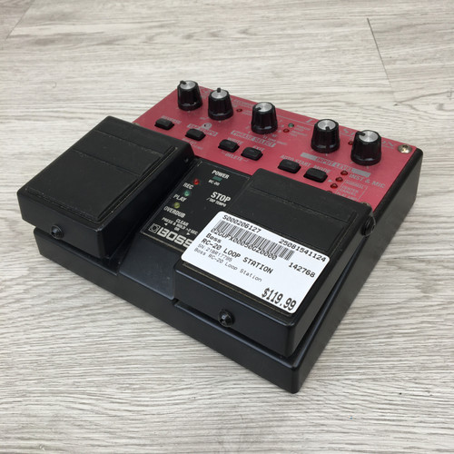 Vist Large View of Product Image Which is Used Boss RC-20 Dual-Footswitch Phrase Looper Pedal