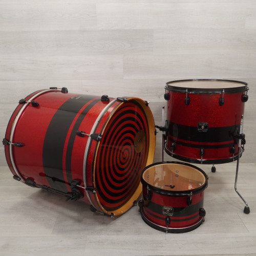 Vist Large View of Product Image Which is Used Gretsch 3pc Catalina Club Drum Shell Kit Red